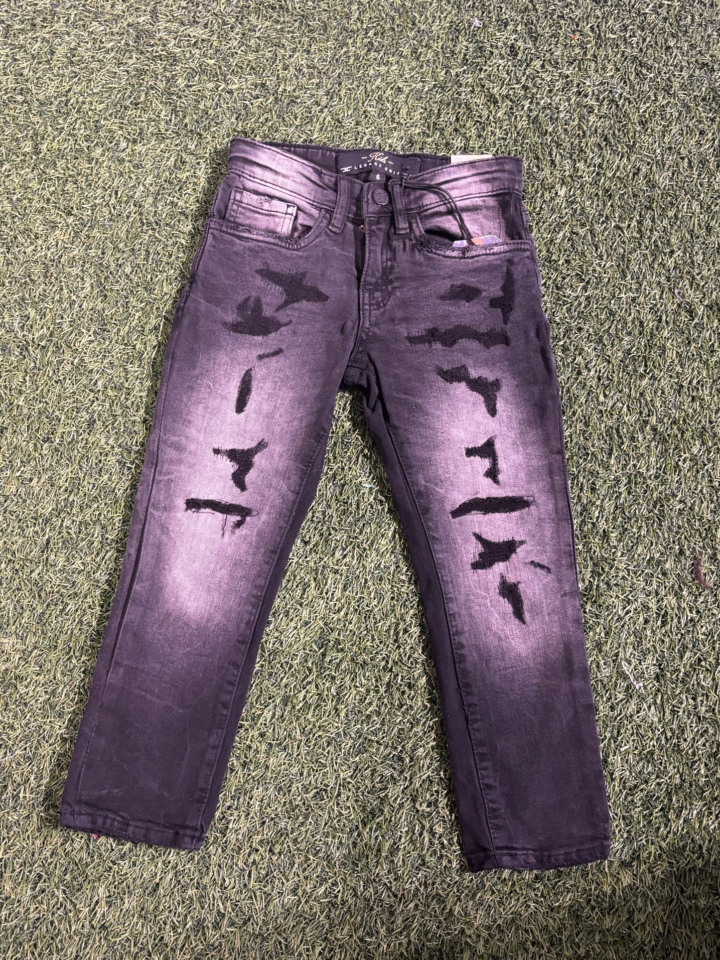 Jordan Craig Black Shadow Jeans (distressed)
