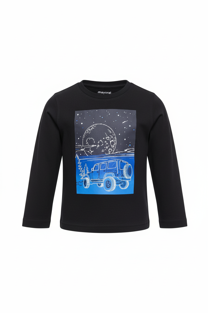 Mayoral Night Scene Long Sleeve Tee