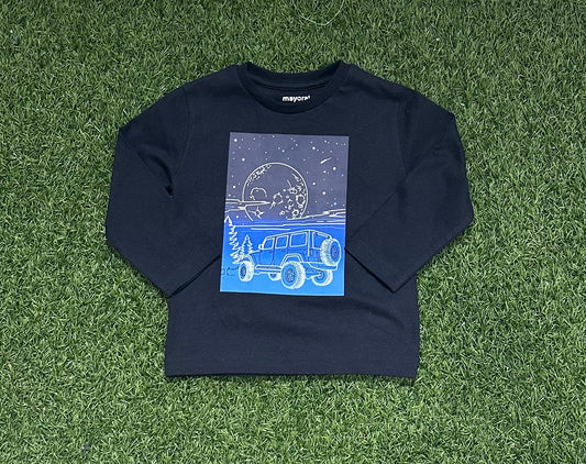 Mayoral Night Scene Long Sleeve Tee