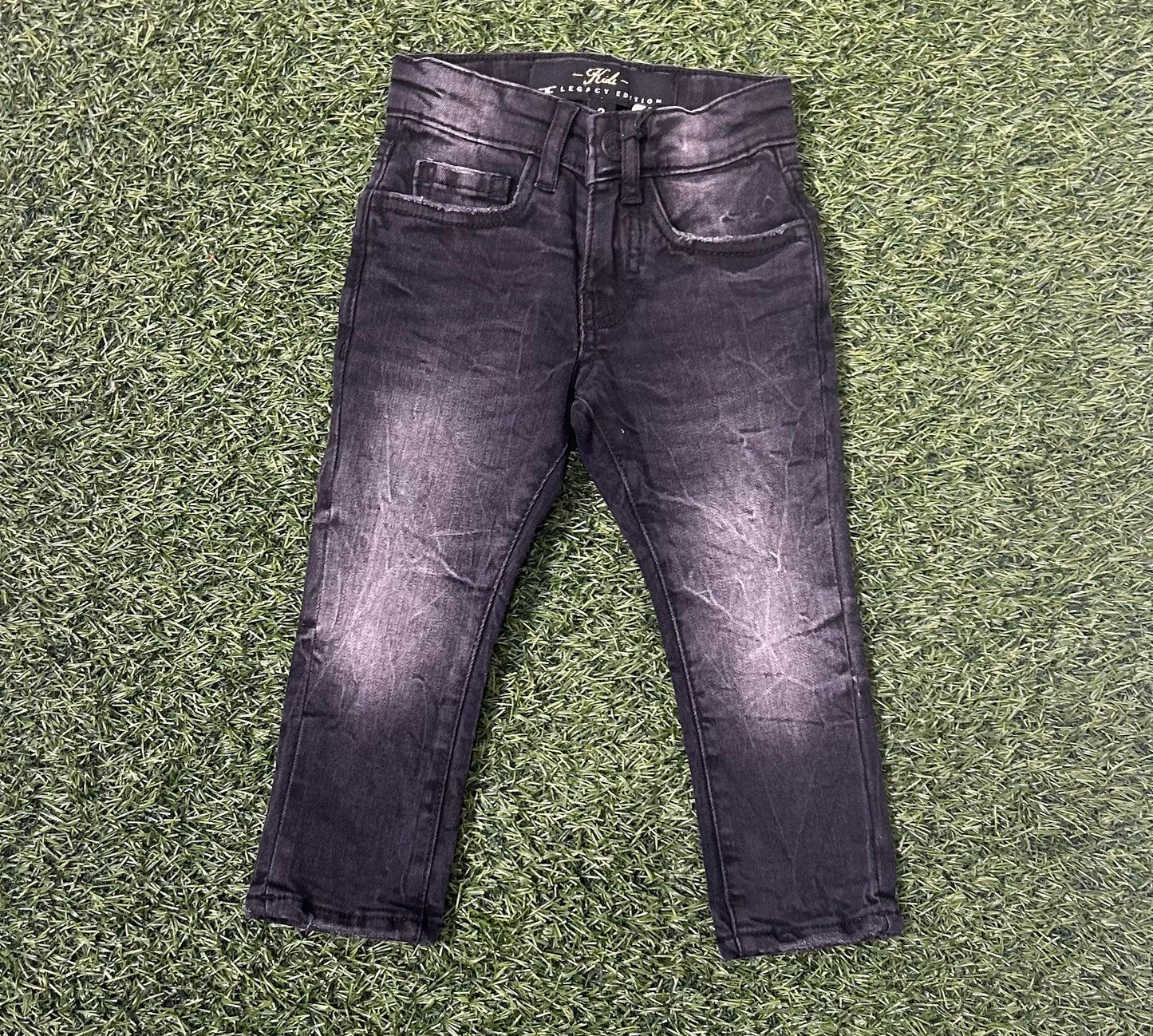 Black washed jeans