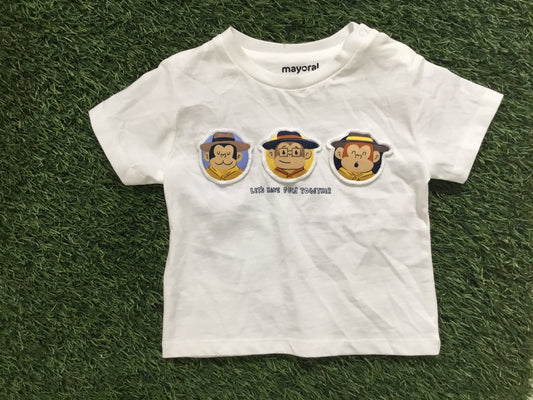 Mayoral Infant  Monkey Tee