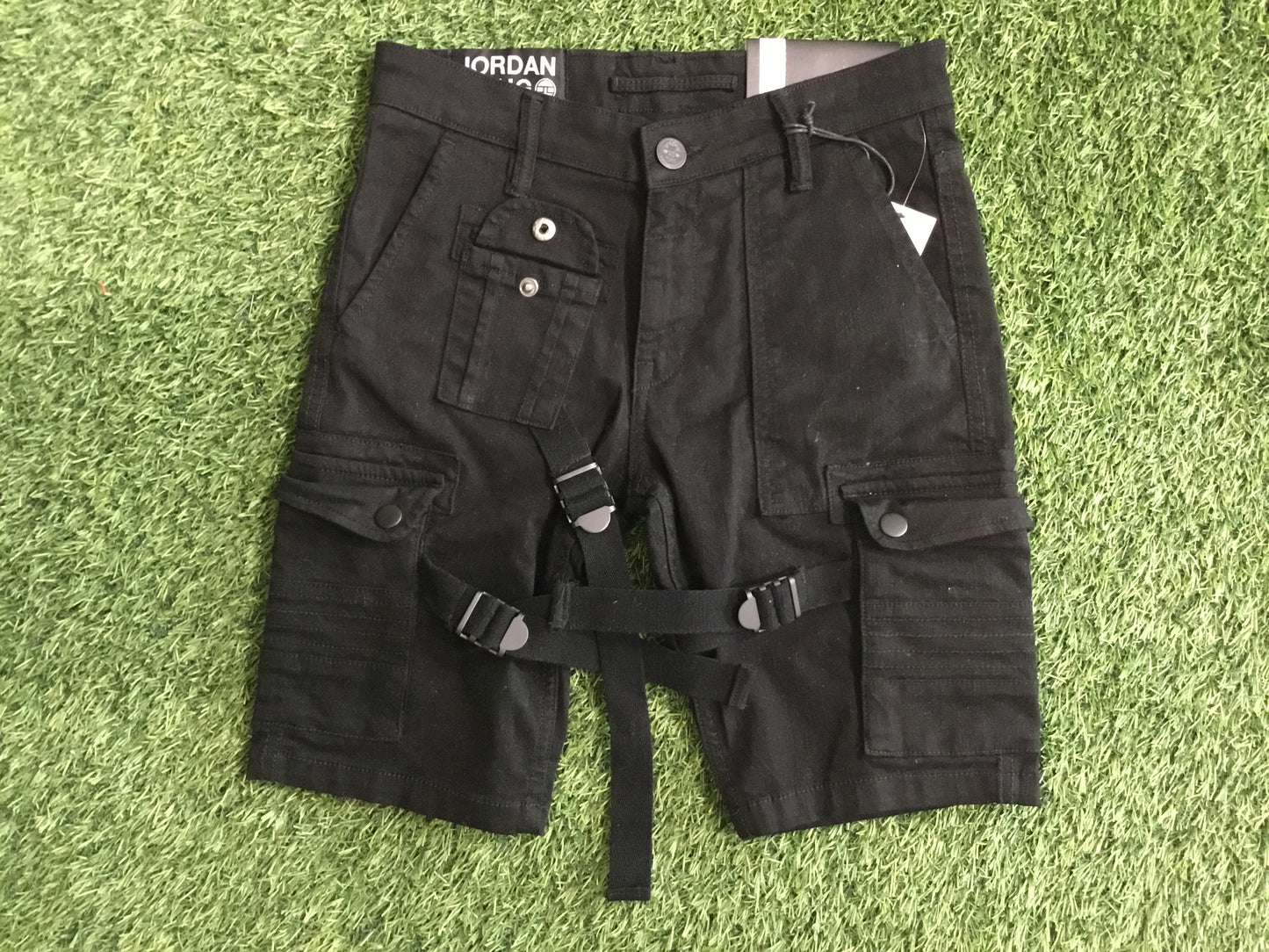 Jordan Craig “Black Out” Denim Shorts