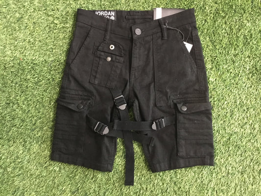 Jordan Craig “Black Out” Denim Shorts