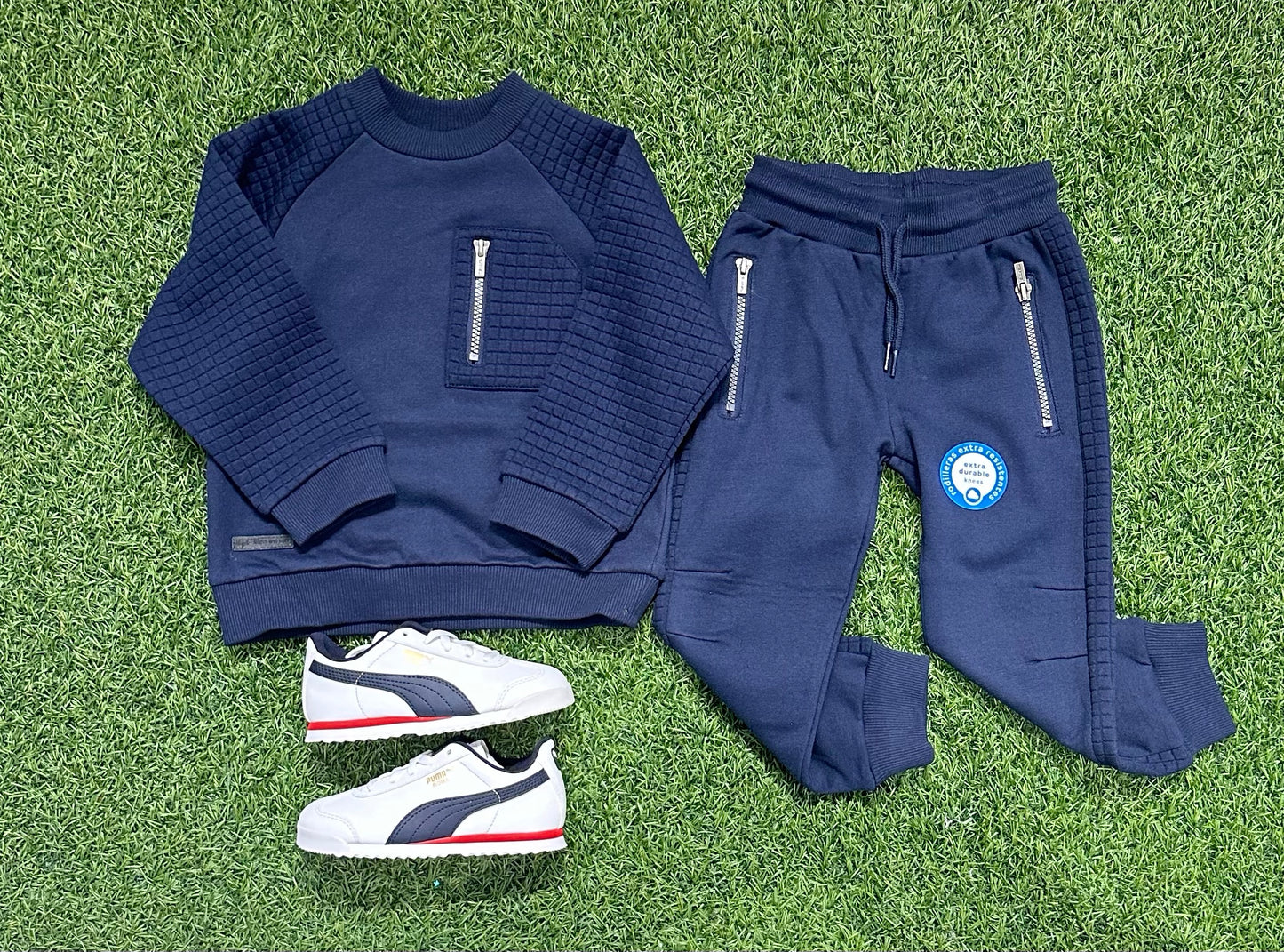 Mayoral Navy Zipper Set