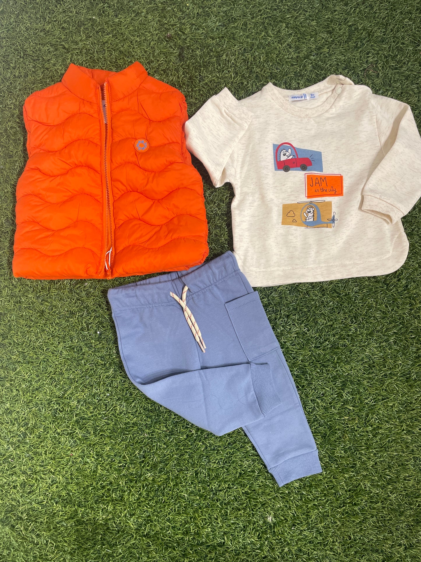 Mayoral 3 Piece Set Naranja