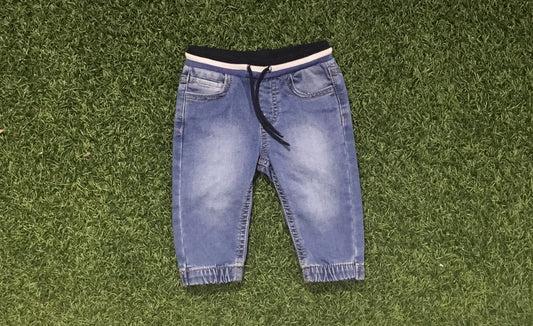 Mayoral baby boy denim scrunch pants