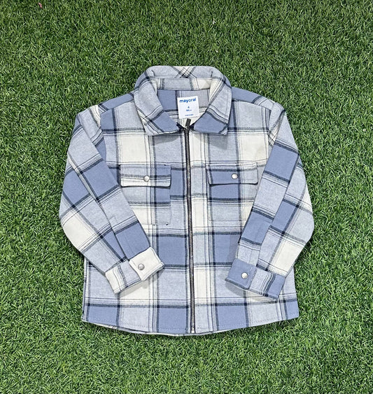 Mayoral Cloudy Plaid Jacket