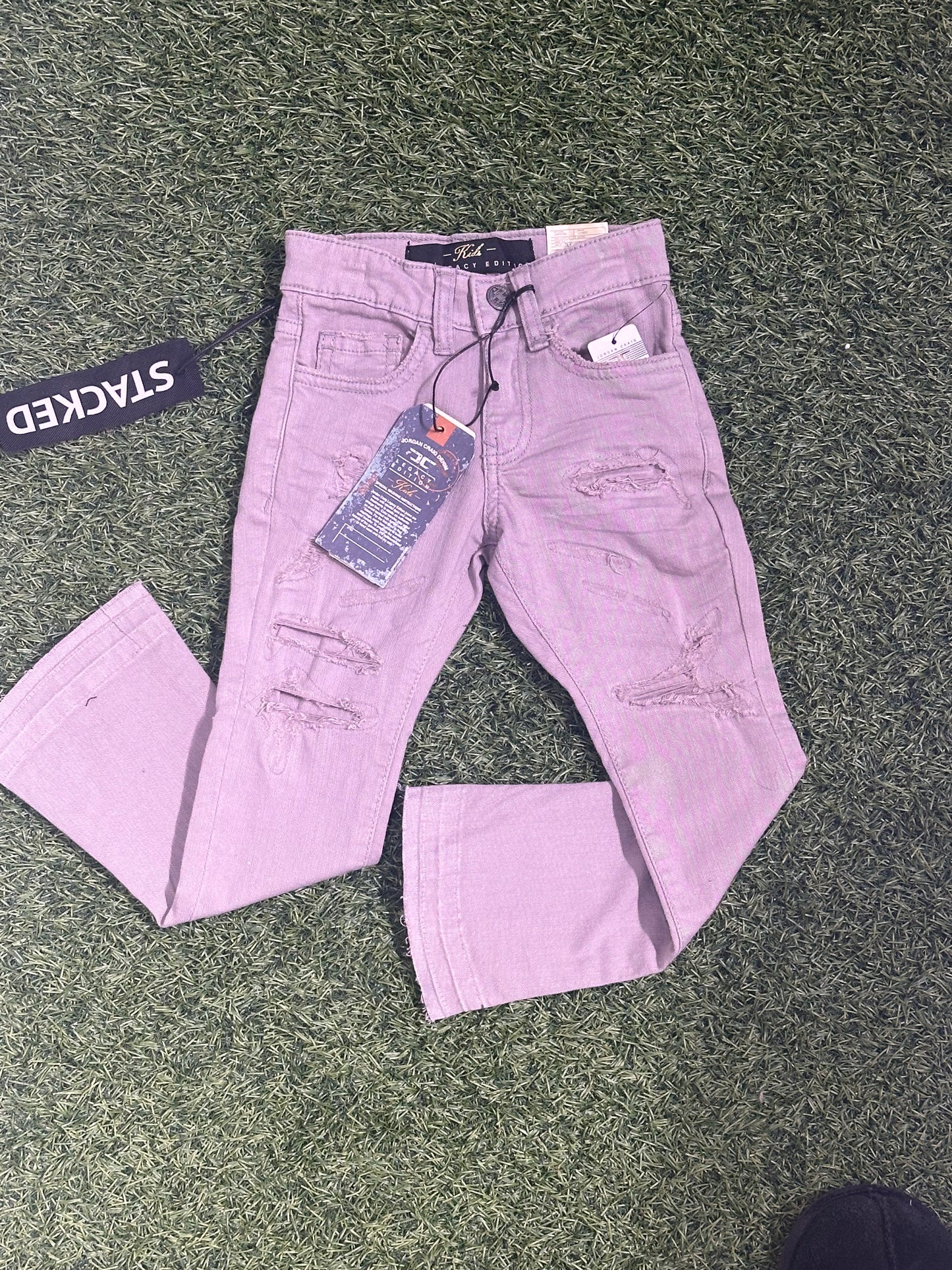 Grey Jordan Craig stack jeans