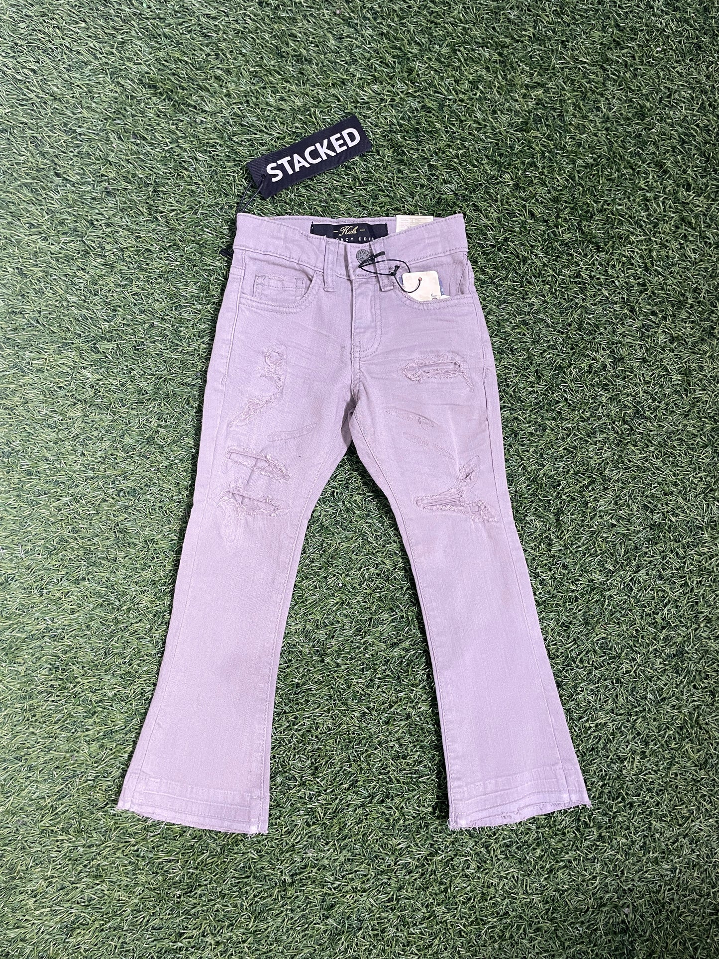 Grey Jordan Craig stack jeans