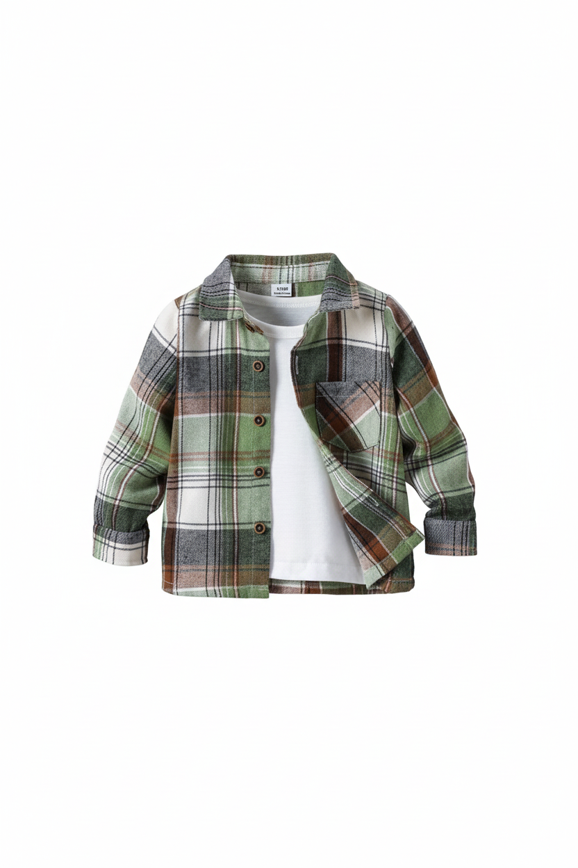 Green Plaid Shirt