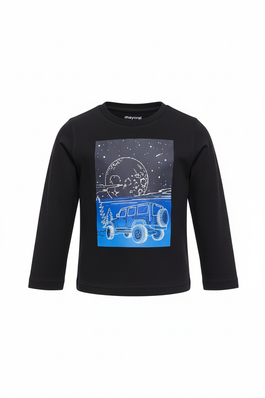 Mayoral Night Scene Long Sleeve Tee